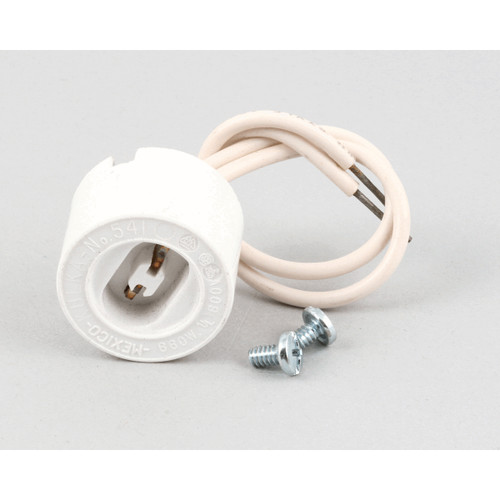 True 801358 (or Equivalent) Lampholder, 541 Kulka 5-3/4 Lead Wire (8111788)