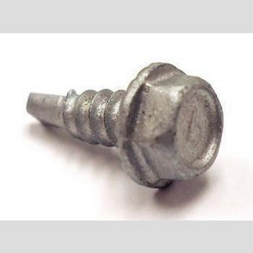 True 830592 (or Equivalent) Screw, 8-18 X 1/2, Hex Steel, Sds, Serr., 50 (8409054)