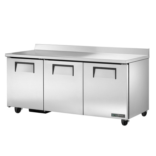 True TWT-72-HC (or Equivalent) (3)Ss Dr Work Top Fridge 115v/60hz/1-Ph (TRUTWT72HC)