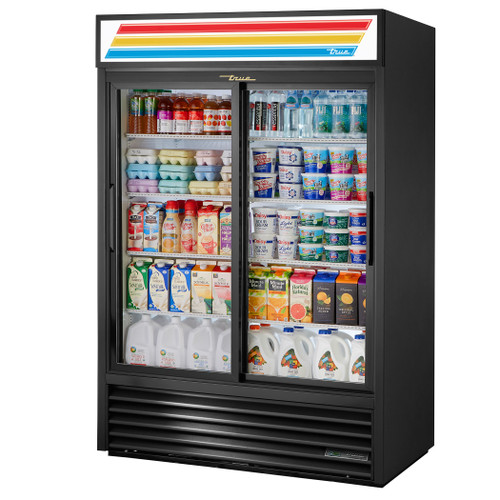 True GDM-47-HC-LD (or Equivalent) (2) Gls Dr Merch Fridge 115v/60hz/1-Ph (TRUGDM47HCLD)