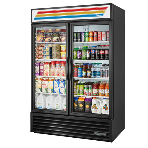 True GDM-49-HC~TSL01 (or Equivalent) (2) Gls Dr Merch Fridge 115v/60hz/1-Ph (TRUGDM49HCTSL01)