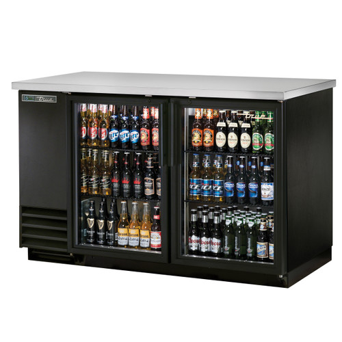 True TBB-2G-HC-LD (or Equivalent) (2)Gls Dr Backbar Fridge 115v/60hz/1-Ph (TRUTBB2GHCLD)