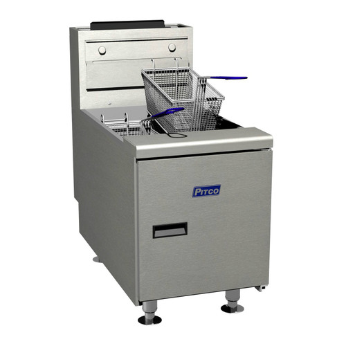 Pitco SGC-S (or Equivalent) Gas Ctr Top Fryer 35 Lb (PITSGC)