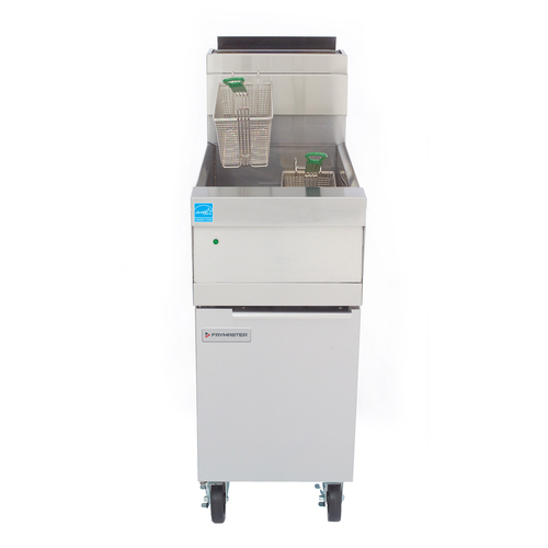 Frymaster HD150G High-Efficiency Commercial Gas Fryer - 50 lb Tube Type Floor Fryer with Thermatron Controls - 100,000 BTU