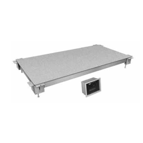 Hatco CSBFX-36-I Cold Built-in Flush Shelf w/Aluminum Hardcoat, No Refrigeration 36"W x 19.5"D