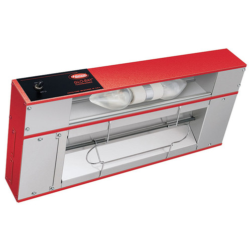 Hatco GRAL-30 Glo-Ray® Standard Watt Infrared Aluminum Strip Heater w/ Incandescent Display Lights - Toggle Controls - 30"W 