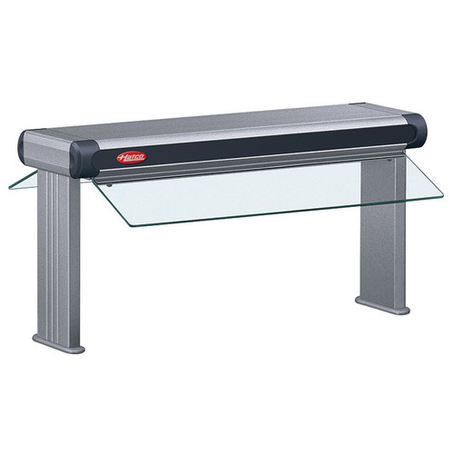 Hatco GR2AHL-60 Glo-Ray® Designer High Wattage Infrared Aluminum Strip Heater w/Lights - Integrated Display Lights Single Infrared Strip Warmer - 60"W