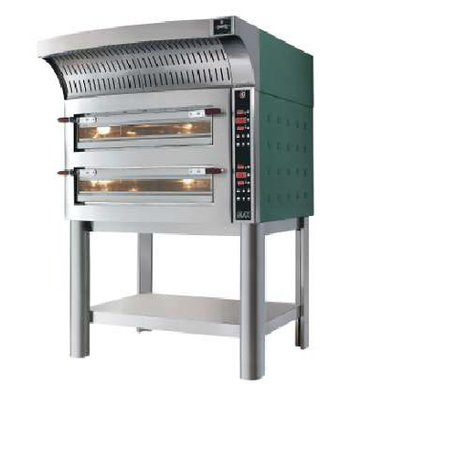 Cuppone MAX 18/35 Double Deck Electric Stone Deck Pizza Oven - 18 Pizza Capacity, Digital Controls, 208/220V 3 Phase (Used)