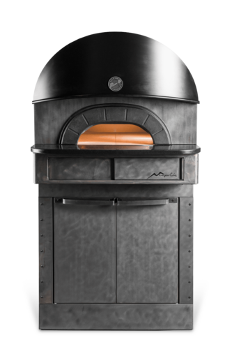Moretti Forni Neapolis®-4 43"W Electric Pizza Bake Oven Biscotto Brick, 4 Pizza Capacity, Proofer w/ Internal Light Chamber(1) 29.5"Wx29.64Dx5.90"H, 12 kW