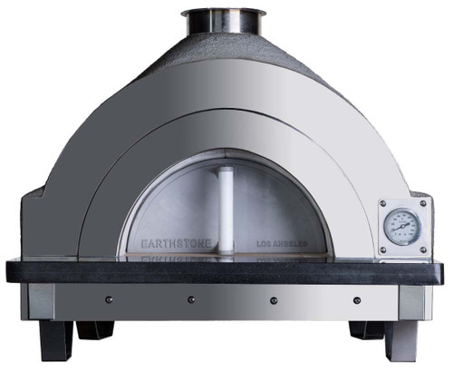 Earthstone 60-PA-CT 23" Cooking Diameter Pre-Assembled Countertop Wood Fired Brick Oven, Baking, Grilling and Roasting, (2) 8" Pizza Capacity