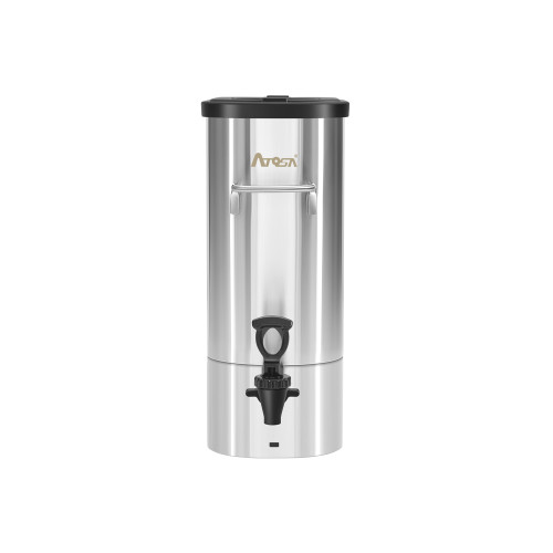 Atosa TD-5L-ND 7"W Commercial Tea Dispenser Short, No Drip Tray Removable Lid, 5 Gal/18.93 L Capacity
