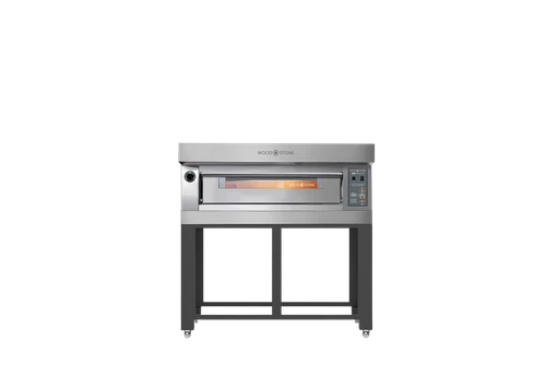 Wood Stone WS-HD-6445-E-03-LN1 63"W AMP Series 64 Electric Deck Oven High Temprature, Single, 11.3 Sq.Ft Baking Surface Area, (11)12" Pizza Capacity, 10.1 kW/Deck