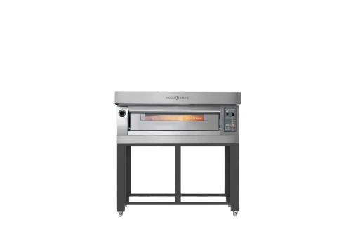 Wood Stone WS-HD-6461-E-03-LN1 63"W AMP Series 64 Electric Deck Oven High Temprature, Single, 17.3 Sq.Ft Baking Surface Area, (16)12" Pizza Capacity, 16.9 kW/Deck