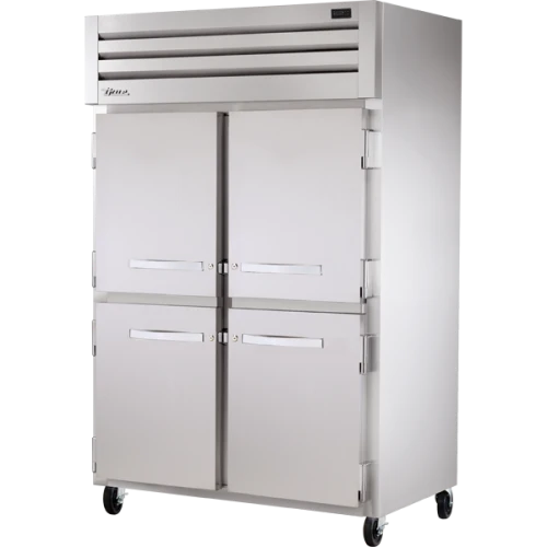 True STG2R-4HS-HC 52 5/8"W SPEC SERIES Reach-In Refrigerator, (4) Solid Half Swing Doors, (2) Sections, Top Mount, 1/2 HP, 47.7 cu. ft.