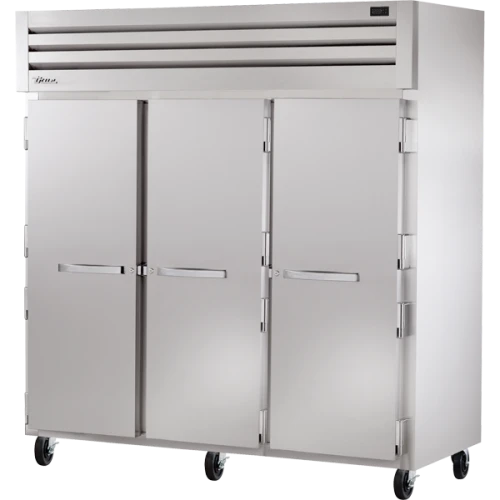 True STG3F-3S-HC 77 3/4"W SPEC SERIES Reach-In Freezer, (3) Solid Swing Doors, (3) Sections, Top Mount, (2) 3/4 HP Compressors, 70.3 cu. ft.