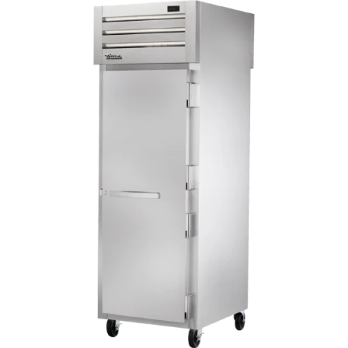 True STR1RPT-1S-1S-HC 27 1/2"W SPEC SERIES Pass-Thru Refrigerator, Solid Front/Solid Rear Swing Doors, (1) Section, Top Mount, 1/4 HP, 24.5 cu. ft.