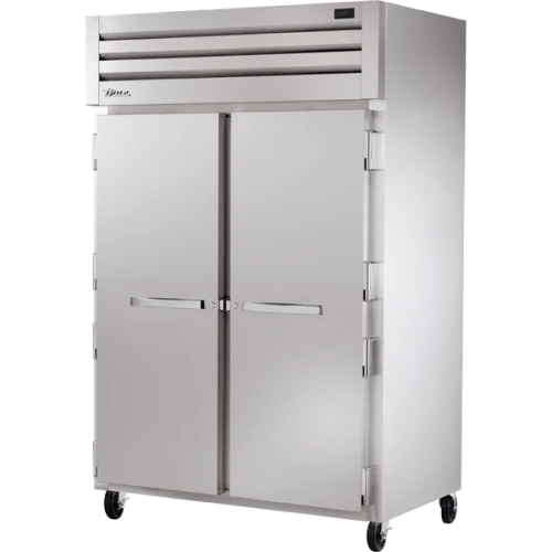 True STR2H-2S 52 5/8"W SPEC SERIES Reach-In Heated Holding Cabinet, (2) Full-Height Solid Swing Doors, (2) Sections, Top Mount, 3000 Watts, 56 cu. ft.