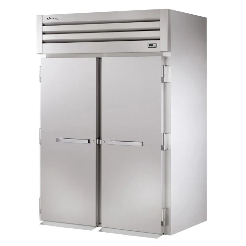 True STR2HRI-2S 68"W SPEC SERIES Roll-In Heated Holding Cabinet, (2) Full-Height Solid Swing Doors, (2) Sections, Top Mount, 4000 Watts, 75 cu. ft.