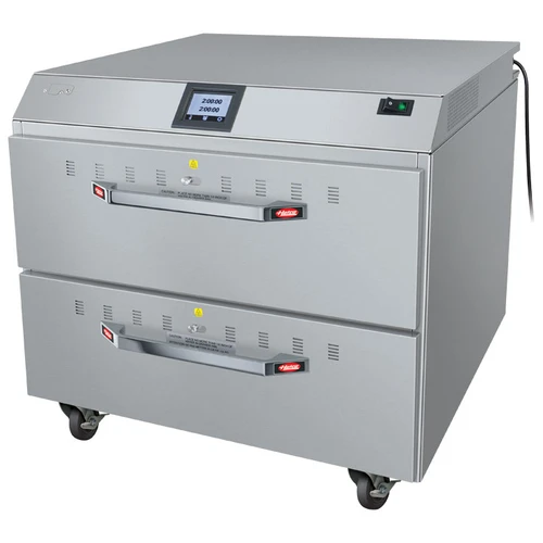 Hatco HDWTC-2 Freestanding Heated Drawer Warmer, 24.5" W, Top-Mounted Touchscreen Control, 2 Drawers, Adjustable Humidity Vents, 120 Volts, 704 Watts