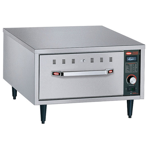 Hatco HDW-1N Freestanding Narrow Drawer Warmer, 20.88"W, 1 Drawer, Adjustable Humidity Vents, Includes One 6" Deep Food Pan, 4" Legs, 450 Watts