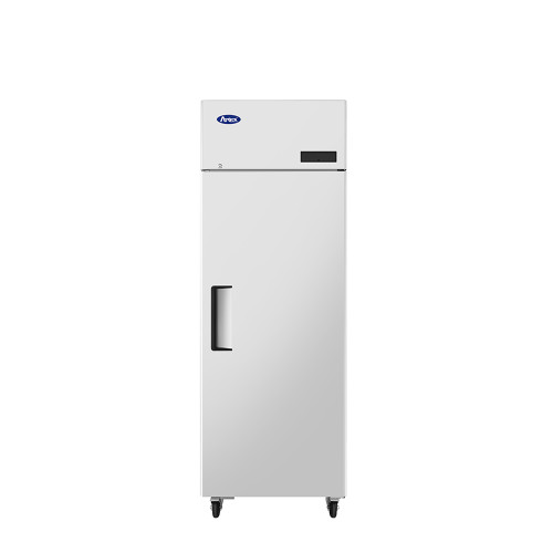 Atosa PLUS-R1-SD-R-PT 82"H Top Mount Pass-Thru Solid Door Refrigerator, (1) Section (2) Doors (3) Shelves 23.7 Cu.Ft Capacity, Refrigerant R290