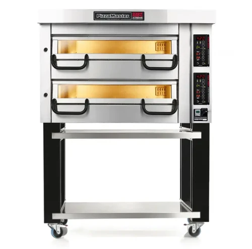PizzaMaster PM 922ED - 900 Series Modular Deck Type Electric Pizza Bake Oven, Stone Hearth with Dual Halogen Lighting, 2 Deck, Baking Surface 36"W x 36"D, 208/240V, 1/3 Phase, 10.9/11.9 kW