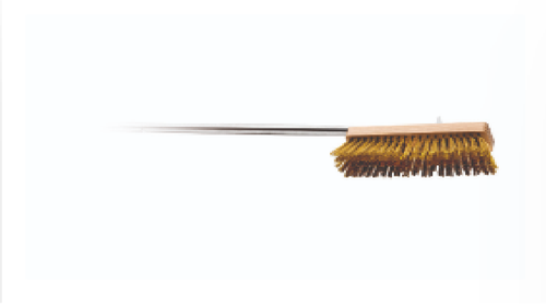 Pizza Group Oven Brush 237108 Rotable Oven Brushes 10.8 x 2.5 x 2.7 in - Brass Bristle - tot.  77.5"