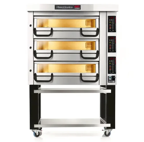 PizzaMaster PM 923ED - 900 Series Modular Deck Type Electric Pizza Bake Oven, Stone Hearth with Dual Halogen Lighting, 3 Deck, Baking Surface 36"W x 36"D, 208/240V, 1/3 Phase, 10.9/11.9 kW