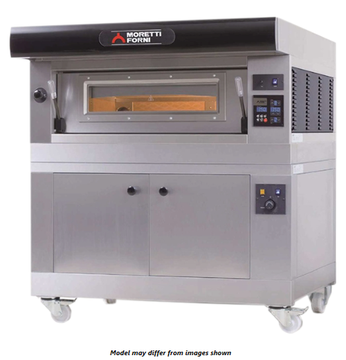 Moretti Forni Amalfi  C1 SerieP One 38"W x 41"D x 7"H Baking Chamber Conventional Electric Bake Ovens / Modular Stainless Steel Traditional Pizza Deck Ovens