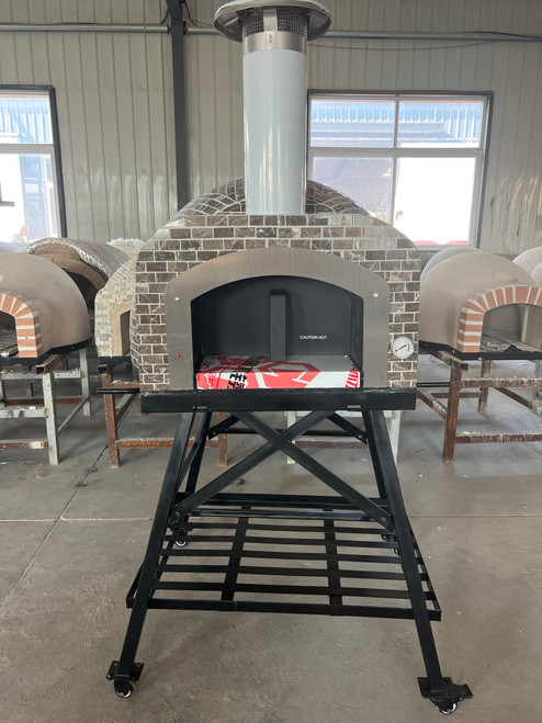 Vera Pizza Ovens Capolavoro OP83 - Wood Burning Oven with Ash Granite Mosaic Tiles