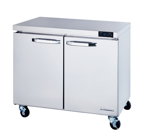 Blue Air BLUR36-HC 2 Doors All Stainless Undercounter Refrigerator - 36" wide, 9.2 Cu/Ft., R-290 Refrigerant