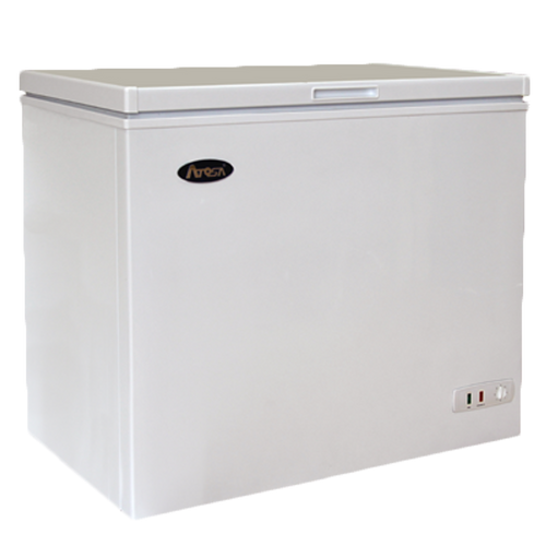 Atosa MWF9007 37.8" W Single Door Solid Top Chest Freezer 7 Cu/Ft., Refrigerant R600A