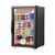 True GDM-07-HC~TSL01 24 1/8" Black Refrigerated Glass Door Countertop Merchandiser with LED Lighting, Full Length Door, Refrigerant R290, 6.4 Cu. Ft.