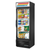 True GDM-19T-HC~TSL01 27" Tall Black Refrigerated Glass Door Merchandiser with LED Lighting, Refrigerant R290, 16.9 Cu. Ft.