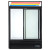 True GDM-47-HC-LD 54 1/8" Black Refrigerated Sliding Glass Door Merchandiser with LED Lighting, Refrigerant R290, 44.2 Cu. Ft.