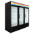 True GDM-72-HC~TSL01 78 1/8" Black Refrigerated Glass Door Merchandiser with LED Lighting, Refrigerant R290, 65.8 Cu. Ft.