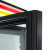 True GDM-72-HC~TSL01 78 1/8" Black Refrigerated Glass Door Merchandiser with LED Lighting, Refrigerant R290, 65.8 Cu. Ft.