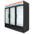 True GDM-72F-HC~TSL01 78 1/8" Black Glass Door Merchandiser Freezer with LED Lighting, Refrigerant R290, 61.8 Cu. Ft.