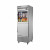 True T-23-1-G-1-HC~FGD01 27" Bottom Mounted Glass and Solid Half Door Reach-In Refrigerator,Silver, Refrigerant R290, 19.6 Cu. Ft.