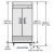 True T-35F-HC 39 1/2" Solid Door Reach-In Freezer,Silver, Refrigerant R290, 32 Cu. Ft.