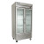 True T-35G-HC~FGD01 39 5/8" 2 Section Glass Door Reach-In Refrigerator,Silver, Refrigerant R290, 32 Cu. Ft.