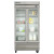 True T-35G-HC~FGD01 39 5/8" 2 Section Glass Door Reach-In Refrigerator,Silver, Refrigerant R290, 32 Cu. Ft.