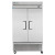 True T-43F-HC 47" Solid Door Reach-In Freezer,Silver, Refrigerant R290, 38.5 Cu. Ft.