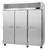 Turbo Air PRO-77F-N(-AL)(-AR) 77.75'' Top Mounted 3 Section Solid Door Reach-In Freezer, Refrigerant R290, 74.94  Cu. Ft.