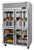 Turbo Air PRO-50-4R-GS-PT-N 51.75''  2 Section Glass/Solid Half Door Pass-Thru Refrigerator, Refrigerant R290,  48.7  Cu. Ft.