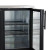 True TBB-4G-HC-LD 90 3/8" Black Glass Door Back Bar Refrigerator with LED Lighting, Refrigerant R290, 152 Six-Packs Can Capacity