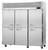 Turbo Air PRO-77-6H-PT  Solid Half Height Door 3 Section Pass-Thru Heated Cabinet, Refrigerant R290,  73.9 Cu. Ft.