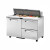 True TSSU-48-12D-2-HC~SPEC3 48" 1 Door 2 Drawer Refrigerated Sandwich / Salad Prep Table, 12 Pans Top, Refrigerant R290