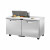 True TSSU-60-08-HC~SPEC3 60" 2 Door Refrigerated Sandwich / Salad Prep Table, 8 Pans Top, Refrigerant R290