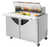 Turbo Air TST-48SD-18-N-CL 48.25'' 2 Door Mega Top Refrigerated Sandwich / Salad Prep Table Refrigerant R290, 15 Cu. Ft.